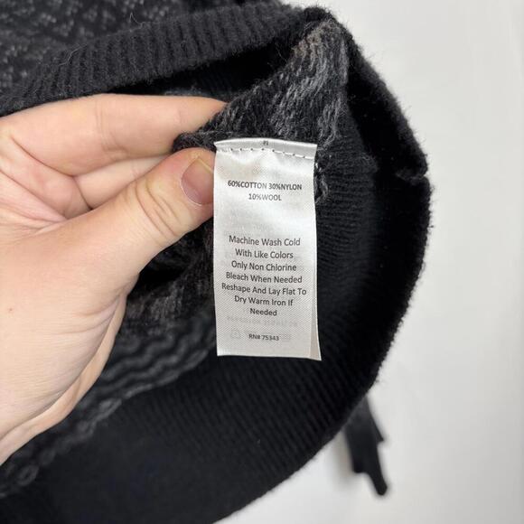 Refectory Wool Blend Grey Sweater Size: M | Academic, Elbow Pads - Picture 6 of 7